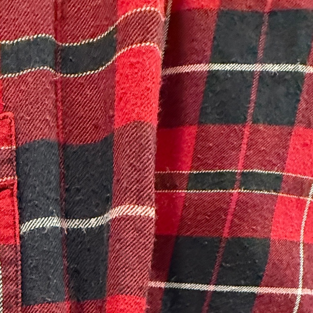 Columbia Gamecocks Red Plaid Flannel Shirt | Omni-Wick | Men’s Size - Large - Picture 9 of 13